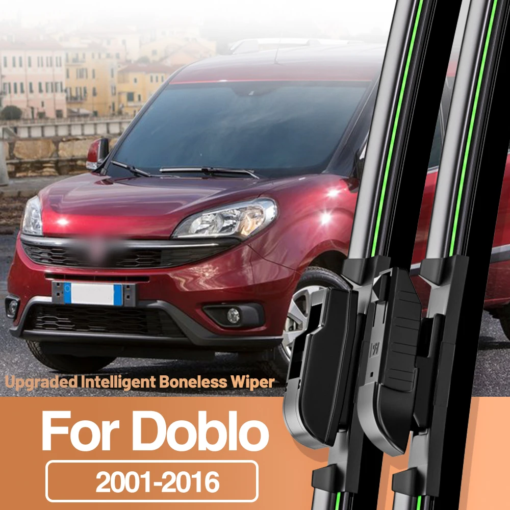 

2pcs For Fiat Doblo 2001-2016 Front Windshield Wiper Blades Windscreen Window Accessories 2002 2005 2007 2011 2012 2014 2015