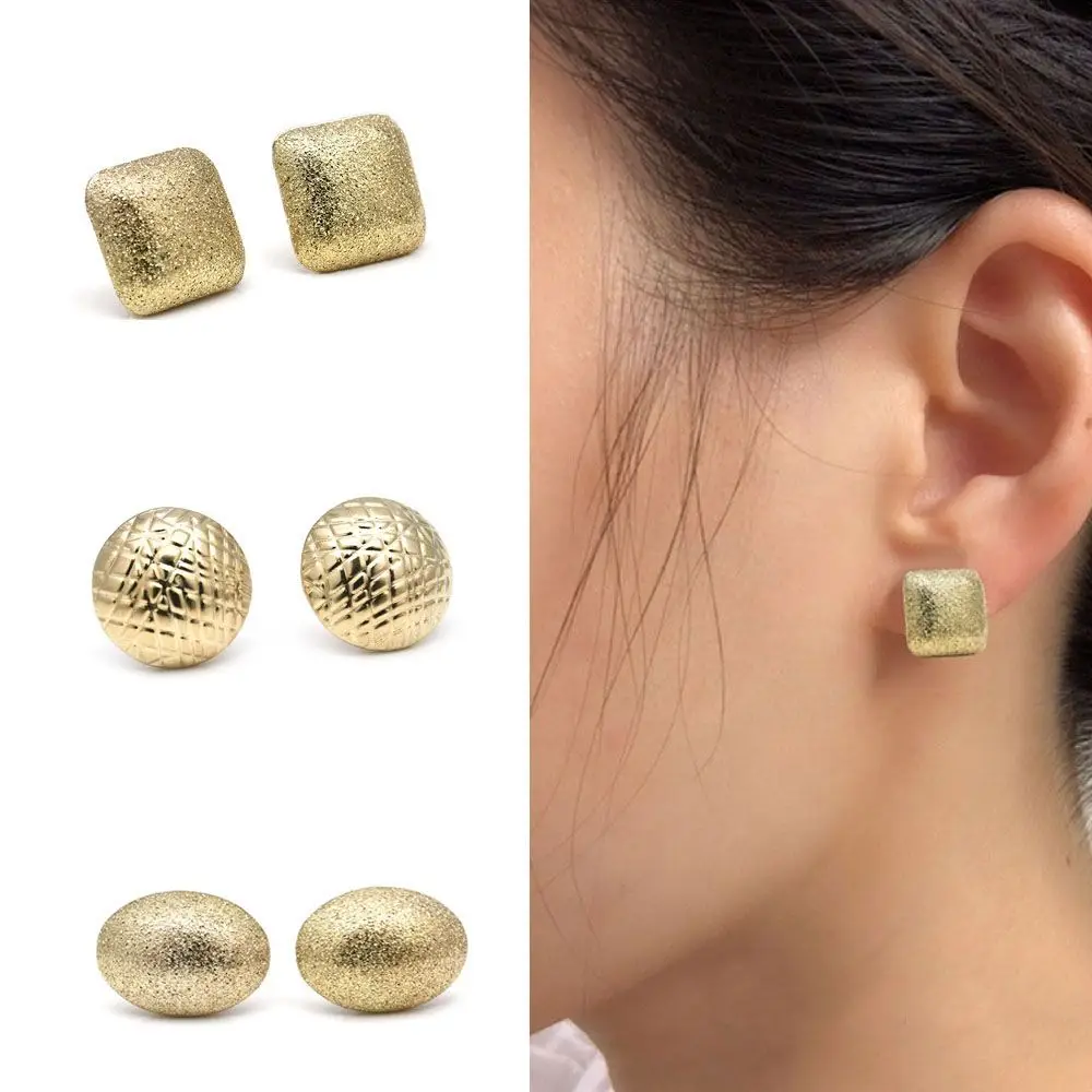 Retro Vintage Women Scrub 3 Pairs/set Wedding Jewelry Ear Studs Fashion Accessories Earrings Set