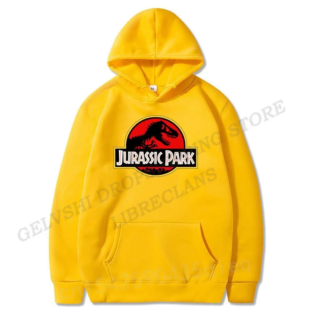 Jurassic Park Hoodies Vintage Print Sweatshirts Men Women Fashion Neutral Loose Sweatshirt Oversized Hoodie Tracksuit Clothing