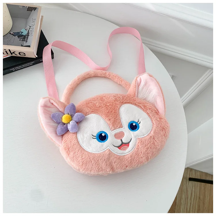 Duffy der Neue Freunde Kawaii Disney Fuchs Linabell Gestopft Plüsch Tasche Schöne Rosa Fuchs Linabell Tasche Geschenke Für Kinder Mädchen