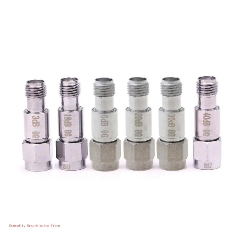 SMA Frequency SMA Attenuators, D-8GHz, 40DB, 30DB, 20DB, 10DB, 6DB, 3DB