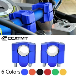 Abrazaderas de barra CNC para motocicleta, adaptador elevador de manillar para Motocross, ATV, Dirt Bike, Honda, Yamaha, Kawasaki, KTM, Suzuki, 22mm, 28mm