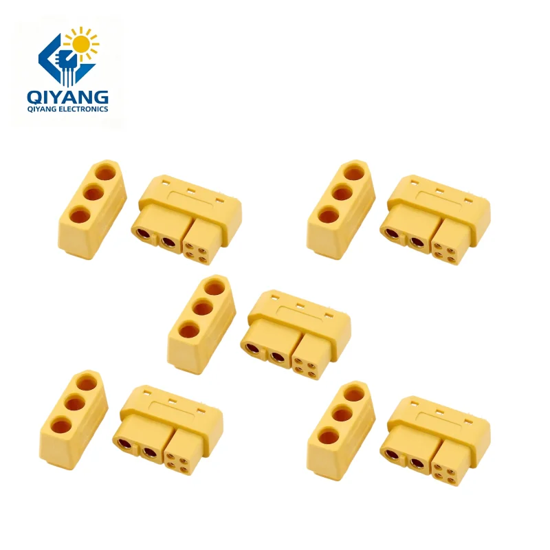 AMASS XT60 (2+4) plug with signal pin soldering wire type XT60 model aircraft connector lithium battery male and female