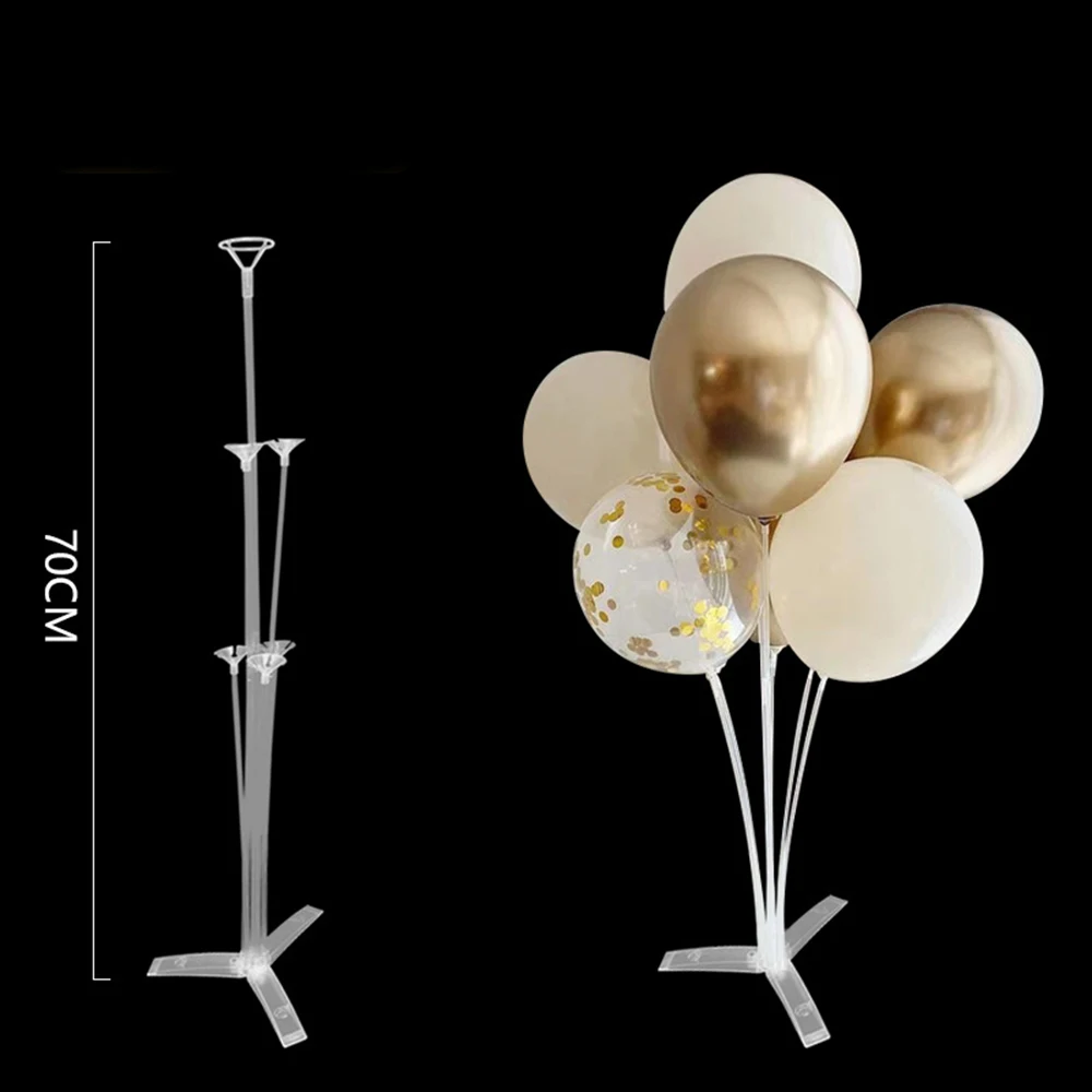1-5 zestaw stojak na balony zestaw stół balon centralny stojak balon 7 uchwyt na kije urodziny ślub rocznica dekoracje świąteczne — zdjęcie 6