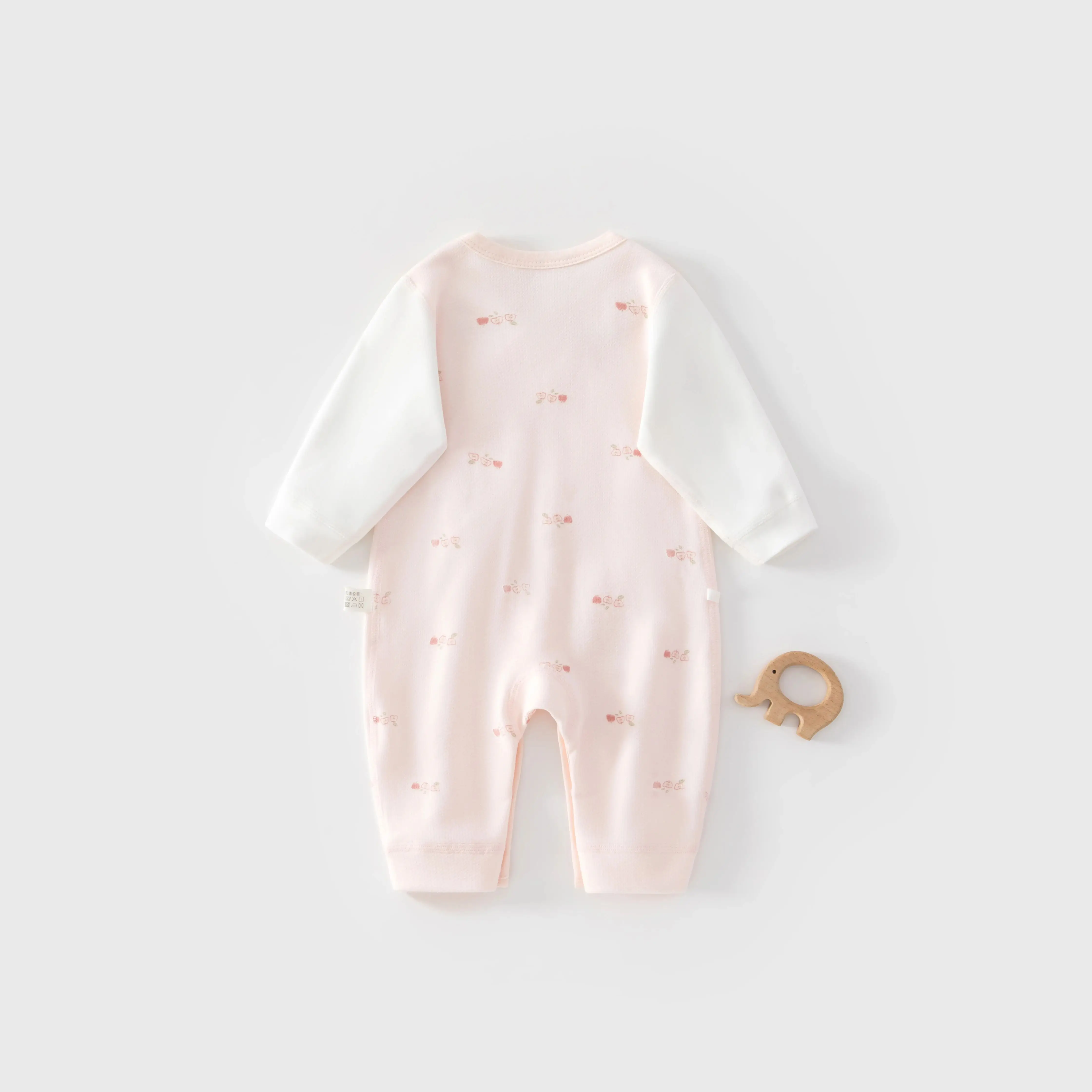 Newborn Baby Clothes, Spring and Autumn Pure Cotton Base Layer Underwear, Suitable for Wearing Outside, 0-3 Months, 6-Piece Newborn Baby Onesie