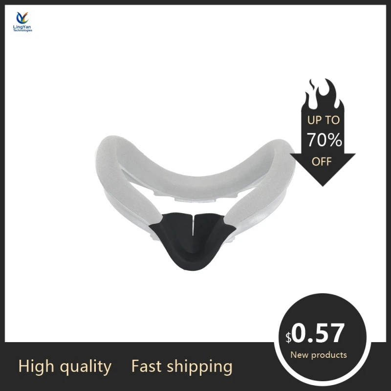 Top Anti-Leakage Nose Pad For Oculus Quest 2 VR Light-blocking Nose Pad Silicone Eco-friendly Pad For Oculus Quest VR Glasses