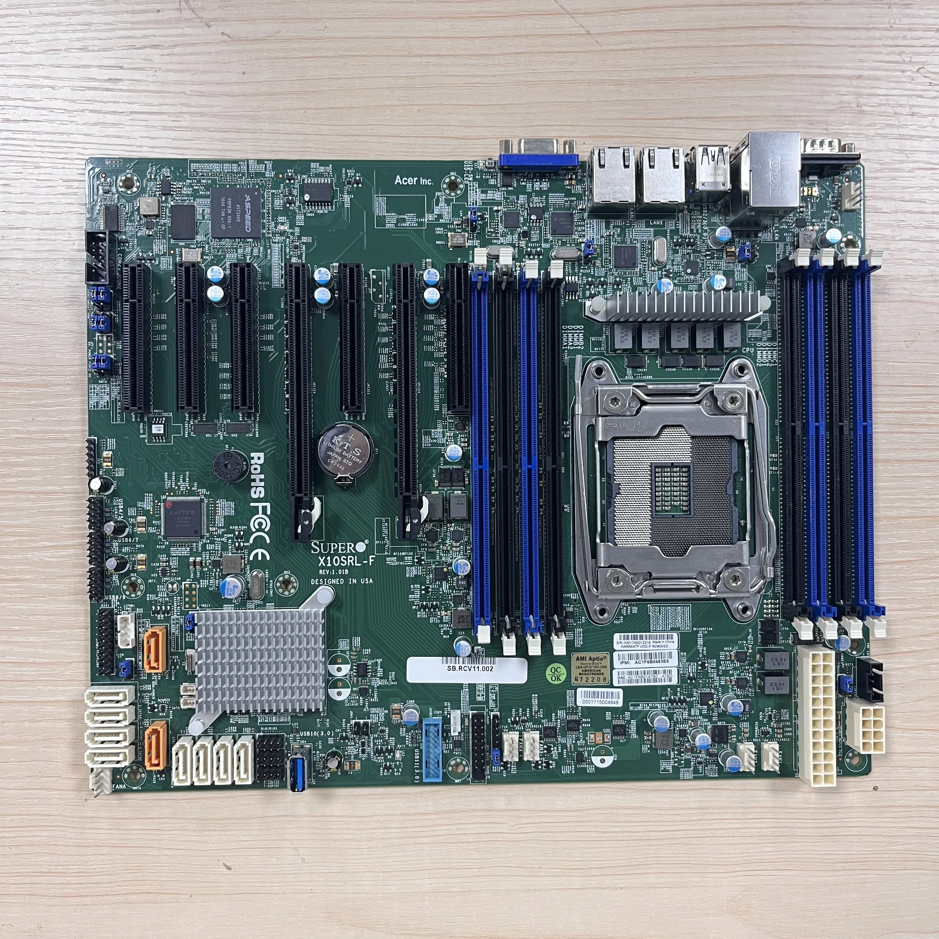 슈퍼마이크로 X10SRL-F C612 마더보드 LGA - E5 2699 V4 리뷰 및 가격