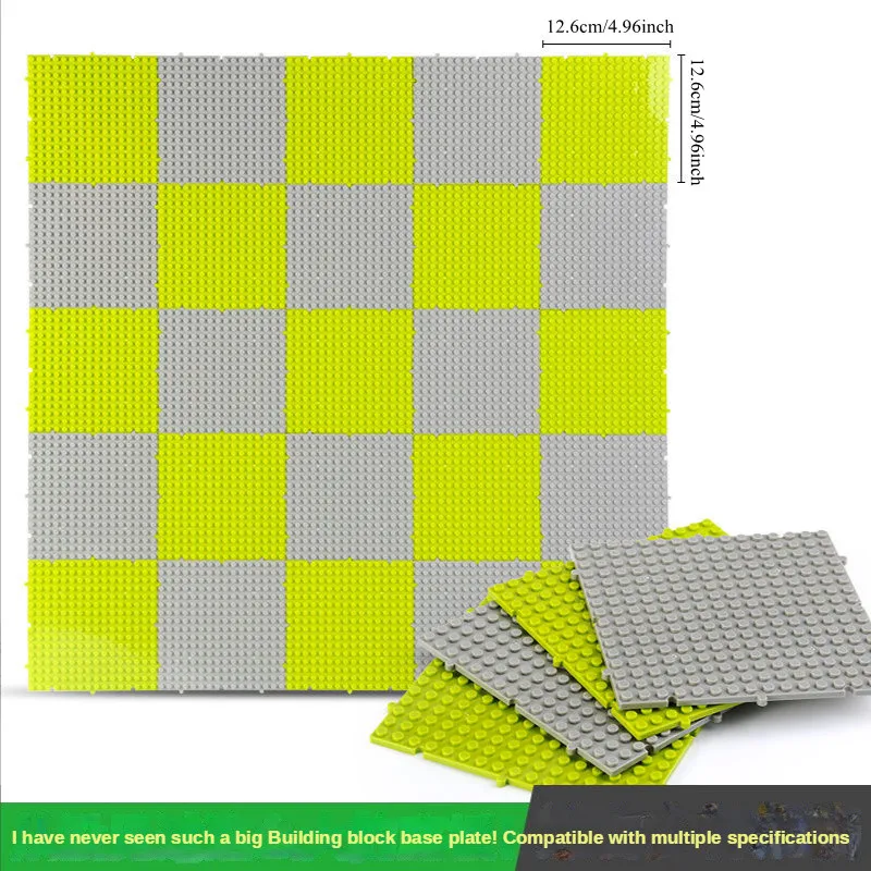 4 قطعة 16x16dot غير محدود الربط بناء كتلة قاعدة لوحة لتقوم بها بنفسك الكلاسيكية الطوب لوحات الأساس تجميعها البناء متعة اللعب