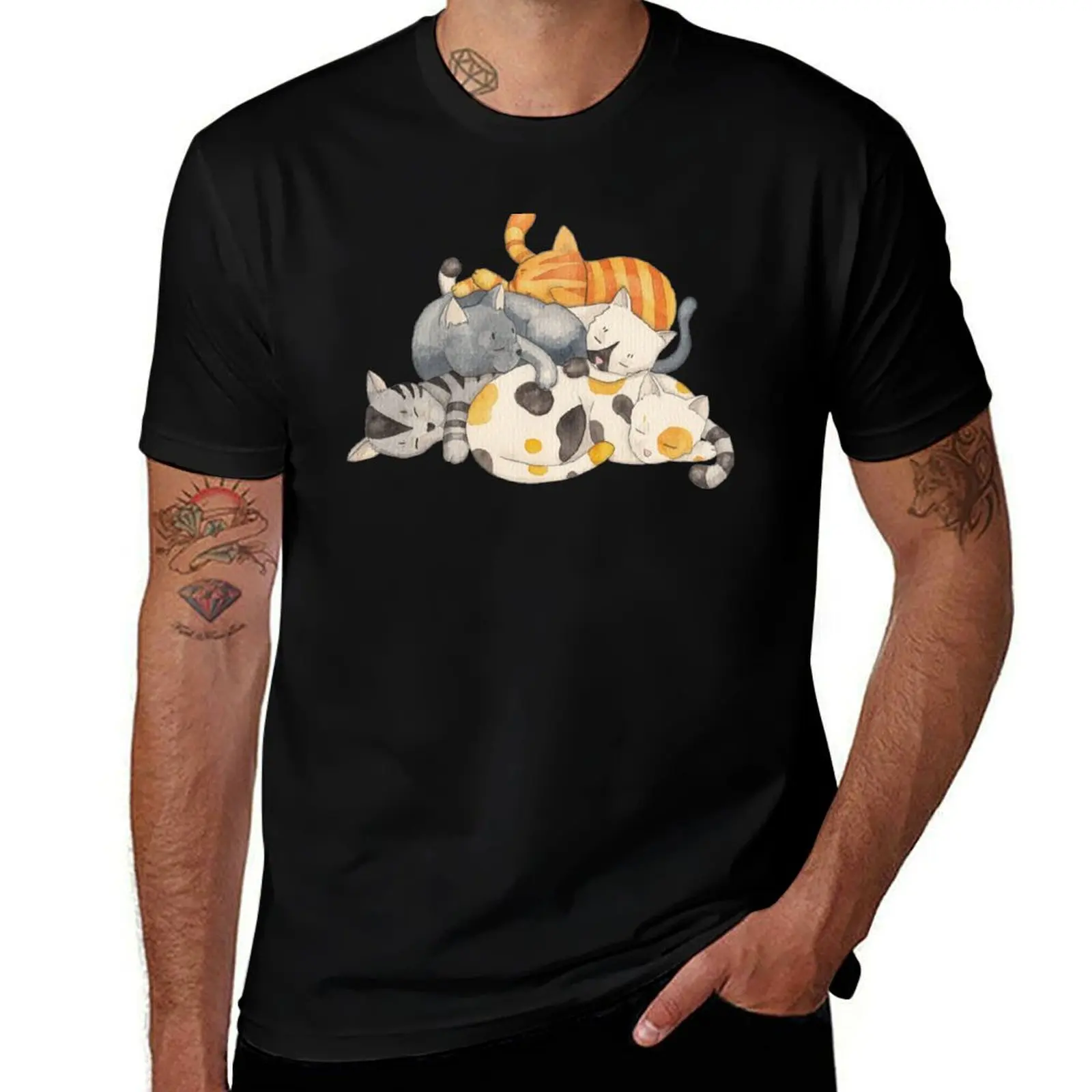 

Cat Nap (Siesta Time) T-Shirt anime t shirts for man man t shirts graphic T-Shirt