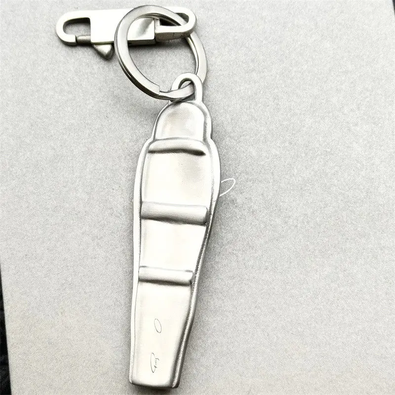 High Street Egyptian Pharaoh Pendant Keychain Vintage Punk Heavyweight Key Ring