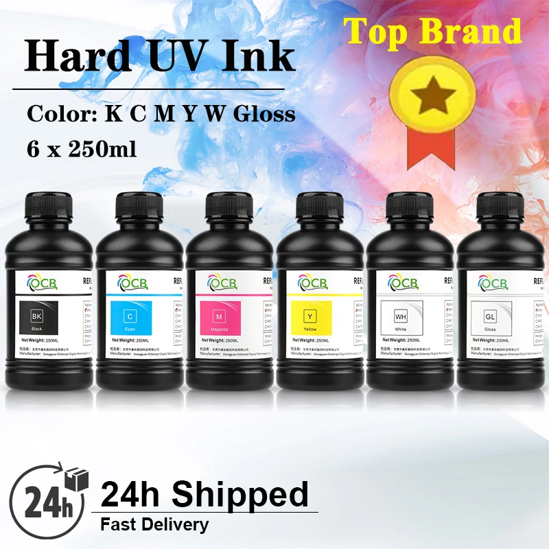 Imagem -05 - Tinta uv Led para Epson Impressora Modificada 250ml x Dx4 Dx5 Dx6 Dx7 Dx10 Tx800 Xp600 I3200 Xp600 1390 L800 L1800 L805