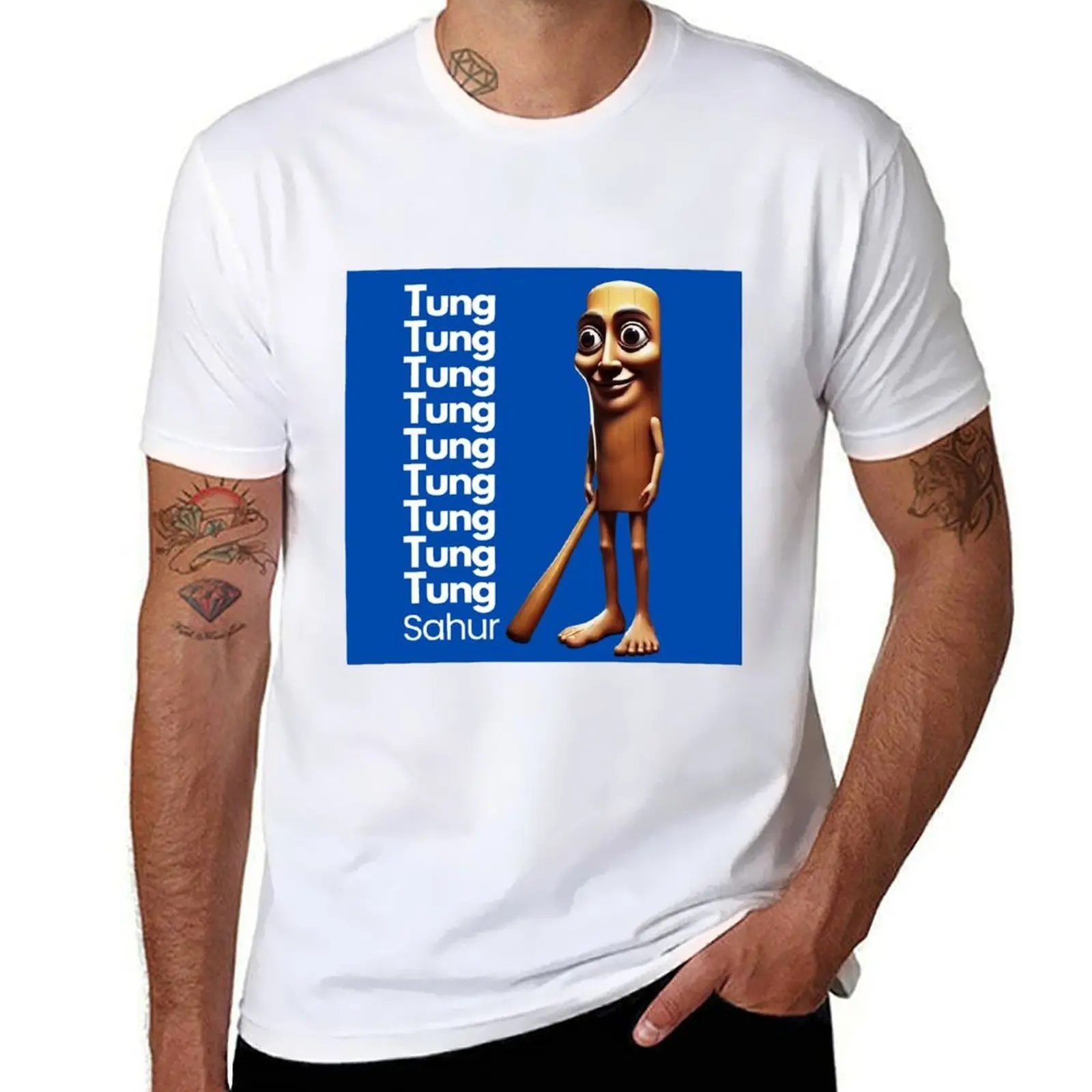 

Tung Tung Tung Sahur - Italian Brainrot T-Shirt t shirt custom print mens graphic t shirts T-Shirt