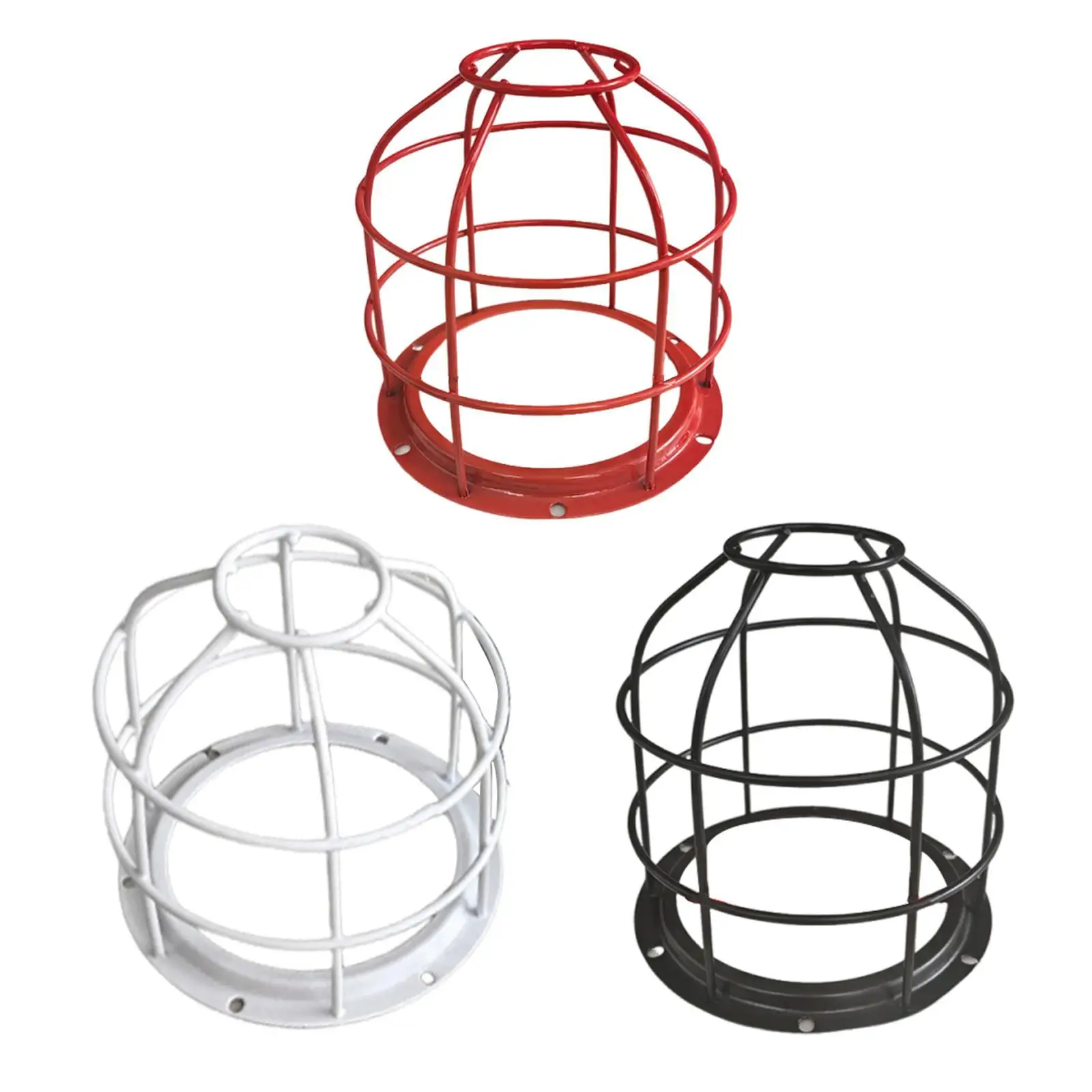 

Light Bulb Cage Guard Warning Light Protective Cover Accessories Metal Replacement Bulb Protective Lampshade Protector