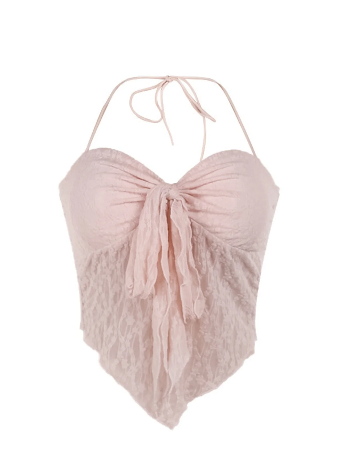 

Lace Ne Strap Vest Women's Small Tank Top Belted Hanging Ne Strap Trendy ort Sle Pure Color Slim Fit Other Material