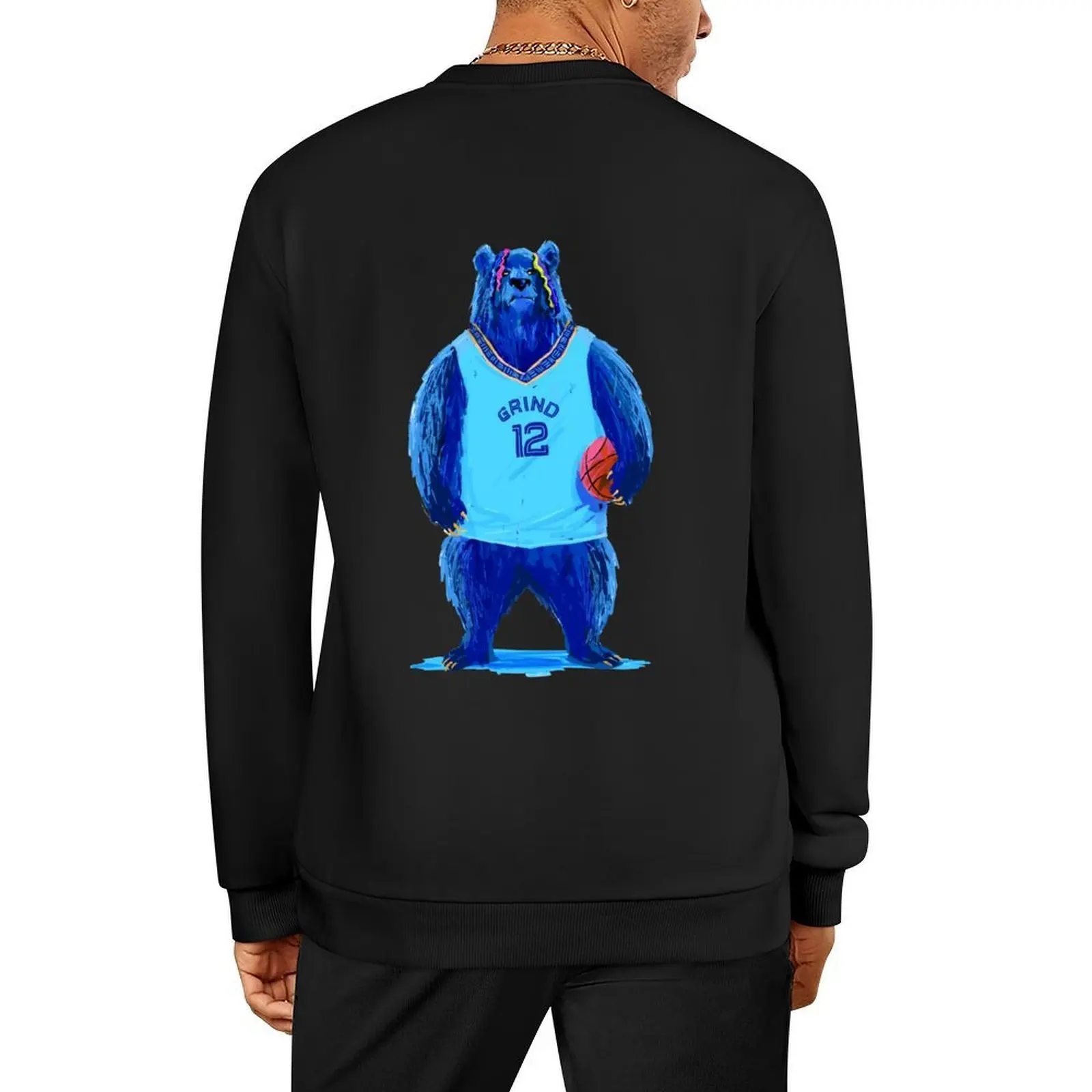

Ja Morant 12 Bear Pullover men's winter sweater tracksuit blouse male clothes oversize sweatshirts