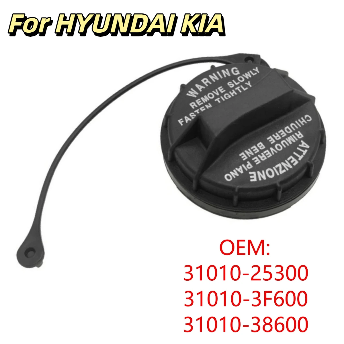 

Car Fuel Tank Cap Gas Filler Cover for Hyundai Elantra Tucson ix35 Sonata i10 Creta ix25 Accent Terracan Getz 31010-25300