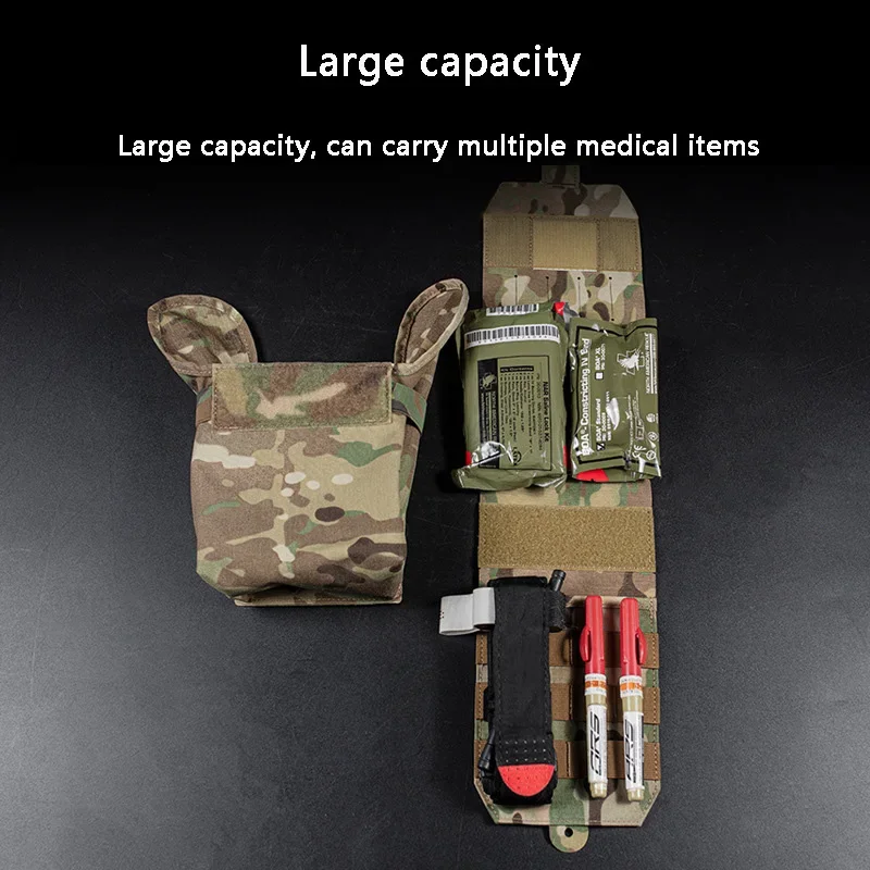 Trauma Kit NOW Lightweight MOLLE Accessory System Backplane, Trauma Emergency Medical Kit