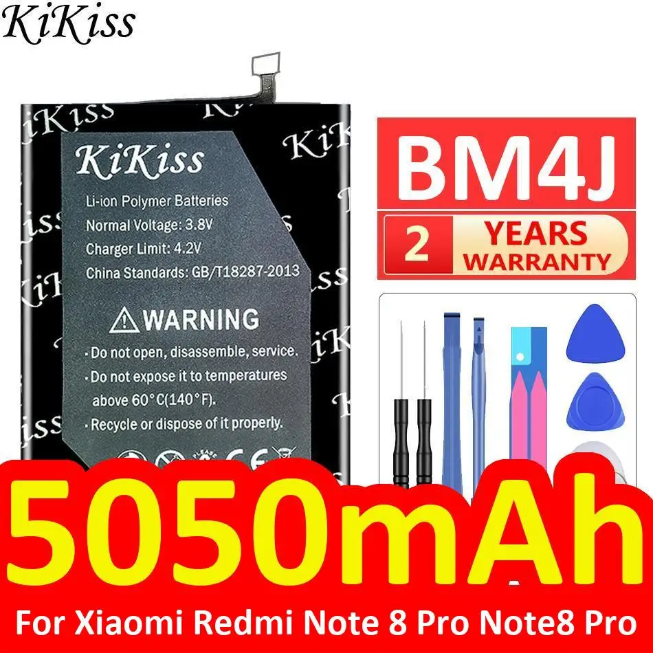Mobile Phone Battery 5050mAh BM4J For Xiaomi Redmi Note 8 Pro Note8 Pro Reliable Power Durable