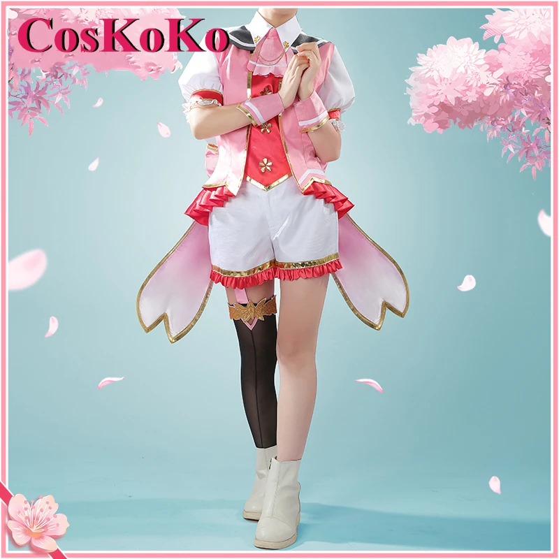 【Customized】CosKoKo Sakura Laurel Cosplay Game Umamusume: Pretty Derby Costume Combat Uniform Halloween Party Role Play Clothing