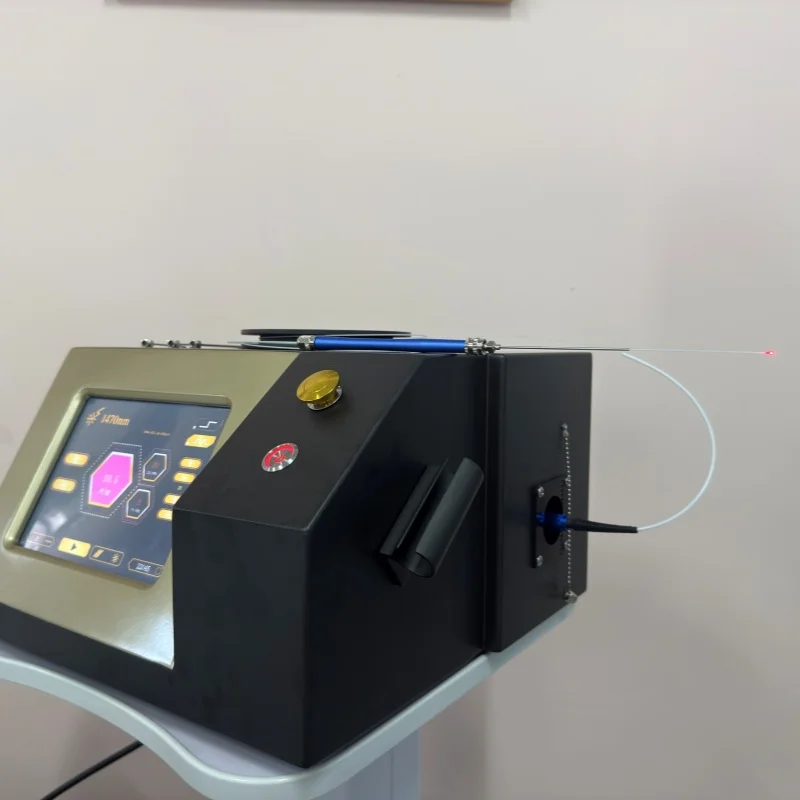 New 1470 Fiber laser Dissolved Fat Lose Weight 980NM  Remove Spider Veins Nail Fungus Face Removing Red Blood Silk 2 Wavelengths