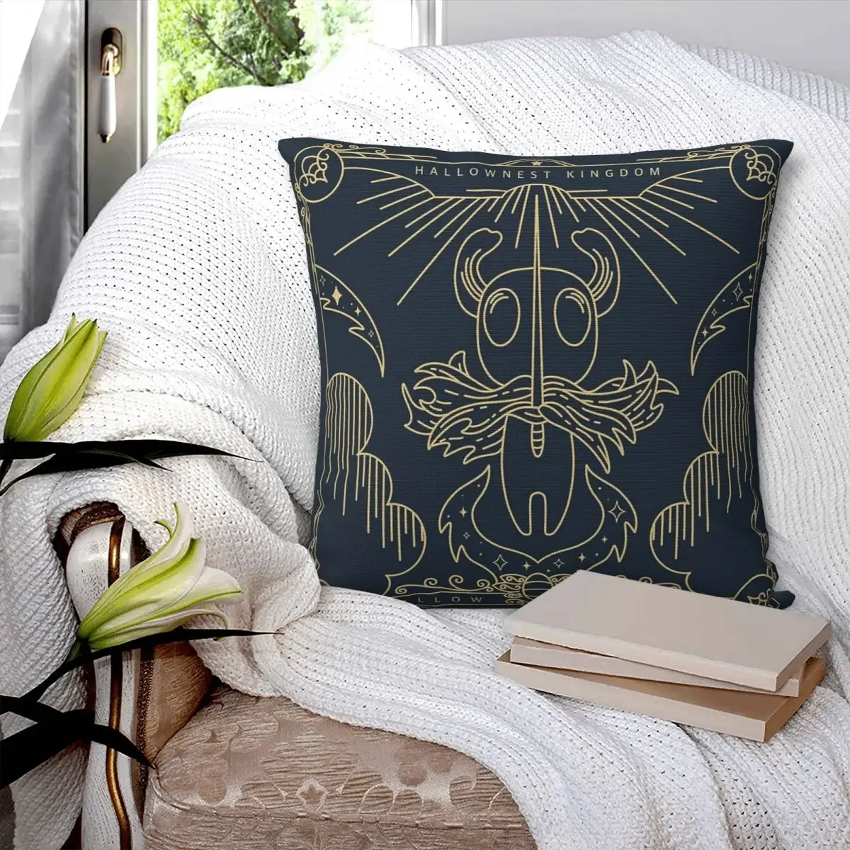 Hollow Knight Pillowcase Polyester Pillow Cover Cushion Comfort Throw Pillow Sofa Decorative Cushions Used for Home Bedroom Sofa