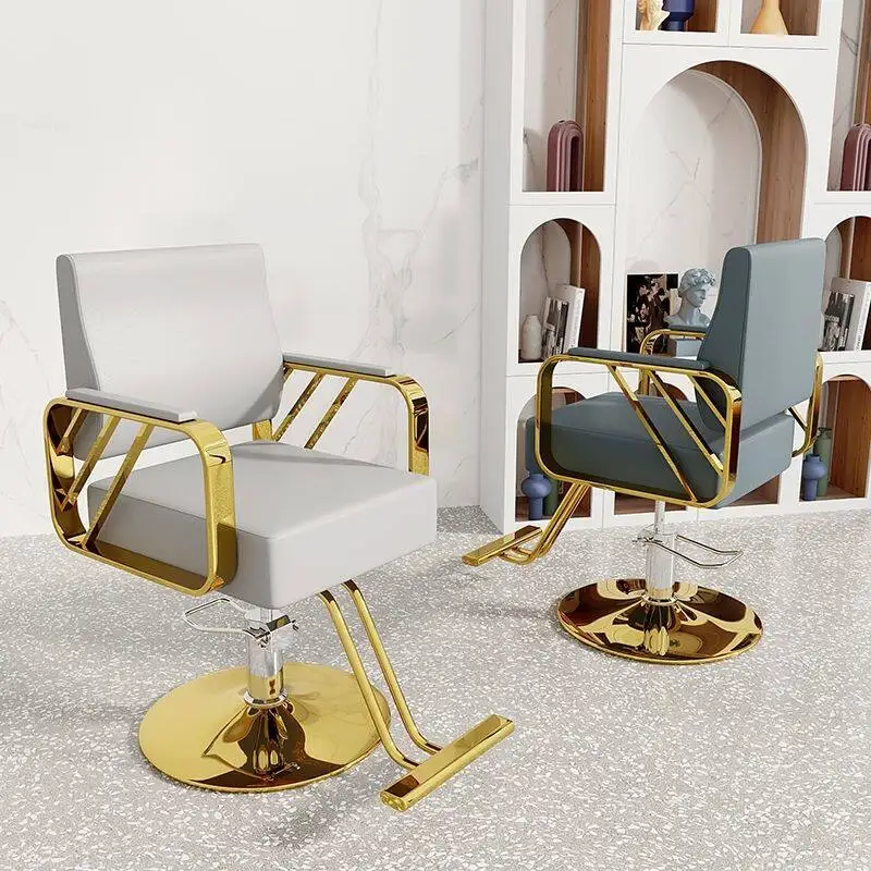 

Barbershop Barber Chair Vintage Pedicure Wait Barber Chair Shop Stool Mocho Estética Cadeira Rodinha Beauty Salon Furniture