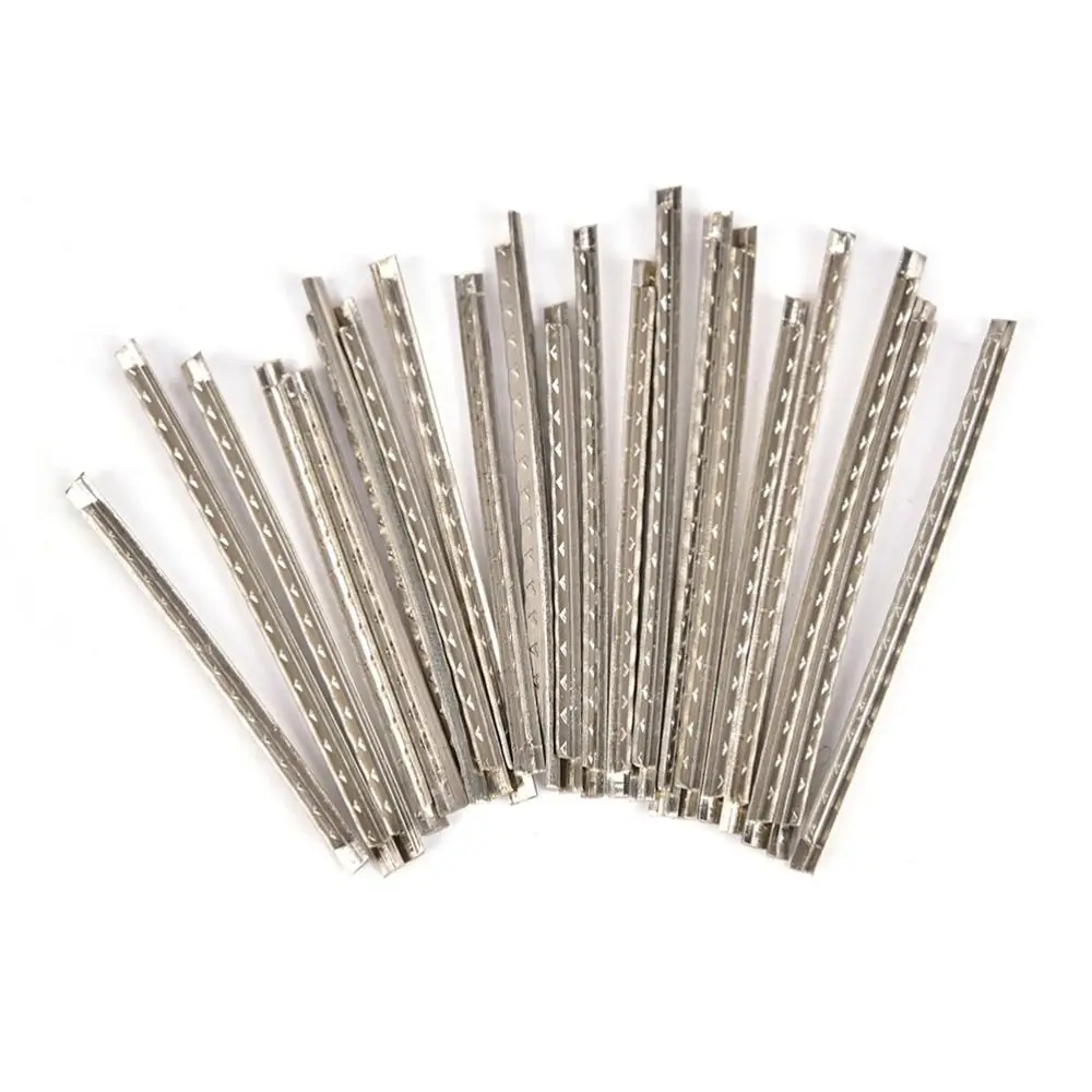New 2.2mm Guitar Fret Wire White Copper 24Pcs/ Set Fingerboard Frets 2.7mm Guitar Playing Accessories Guitar