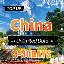 Tarjeta SIM China 4G LTE de alta velocidad, Tarjeta SIM China de viaje de Datos ilimitados, Facebook INS WA, Google, compatible con eSIM sin número