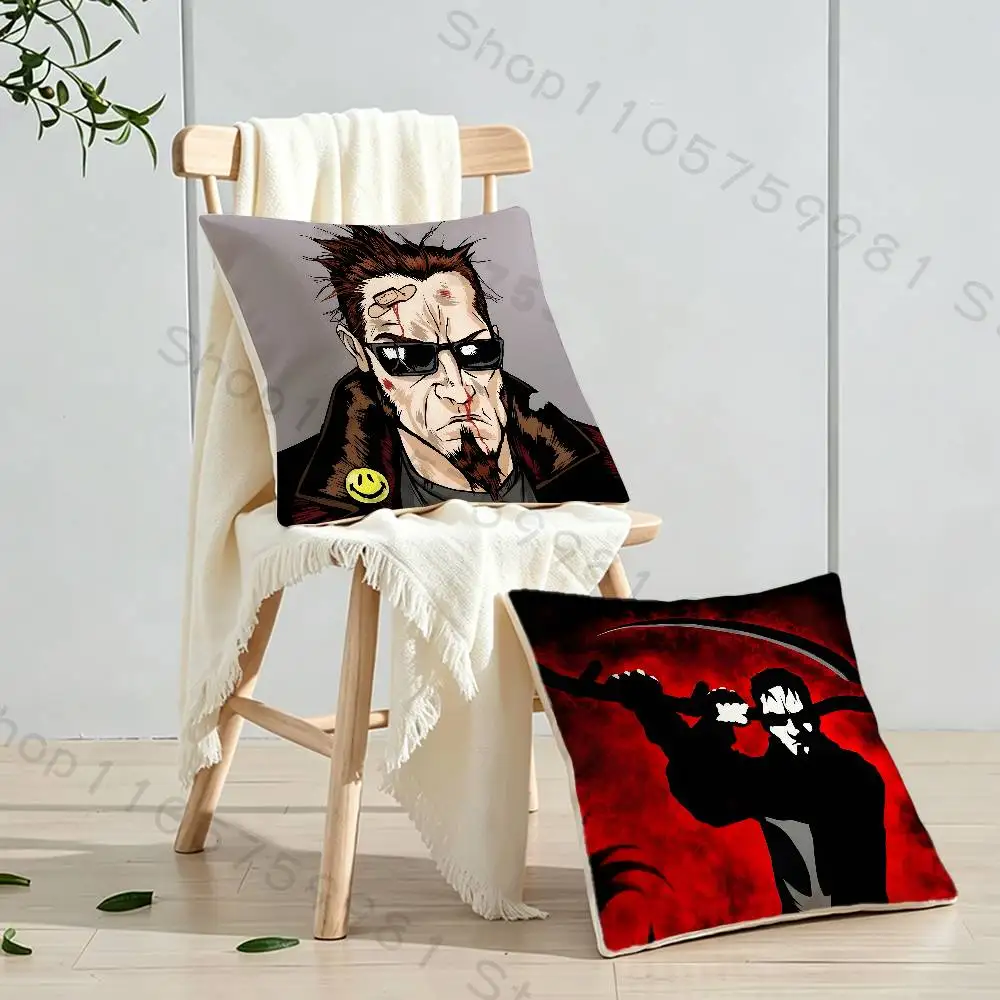 The Postal Dude Postal Print Throw Pillow Cover Square Cushion Case for Living Room Bedroom Decor