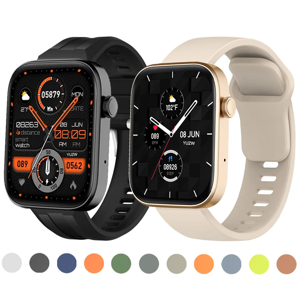 Breathable Silicone Watchband For COLMI Bands M42/P71/P68/C81/P60/P81/V68/V70/C63/M41/M40/i30 22mm Bracelets Replacement Strap