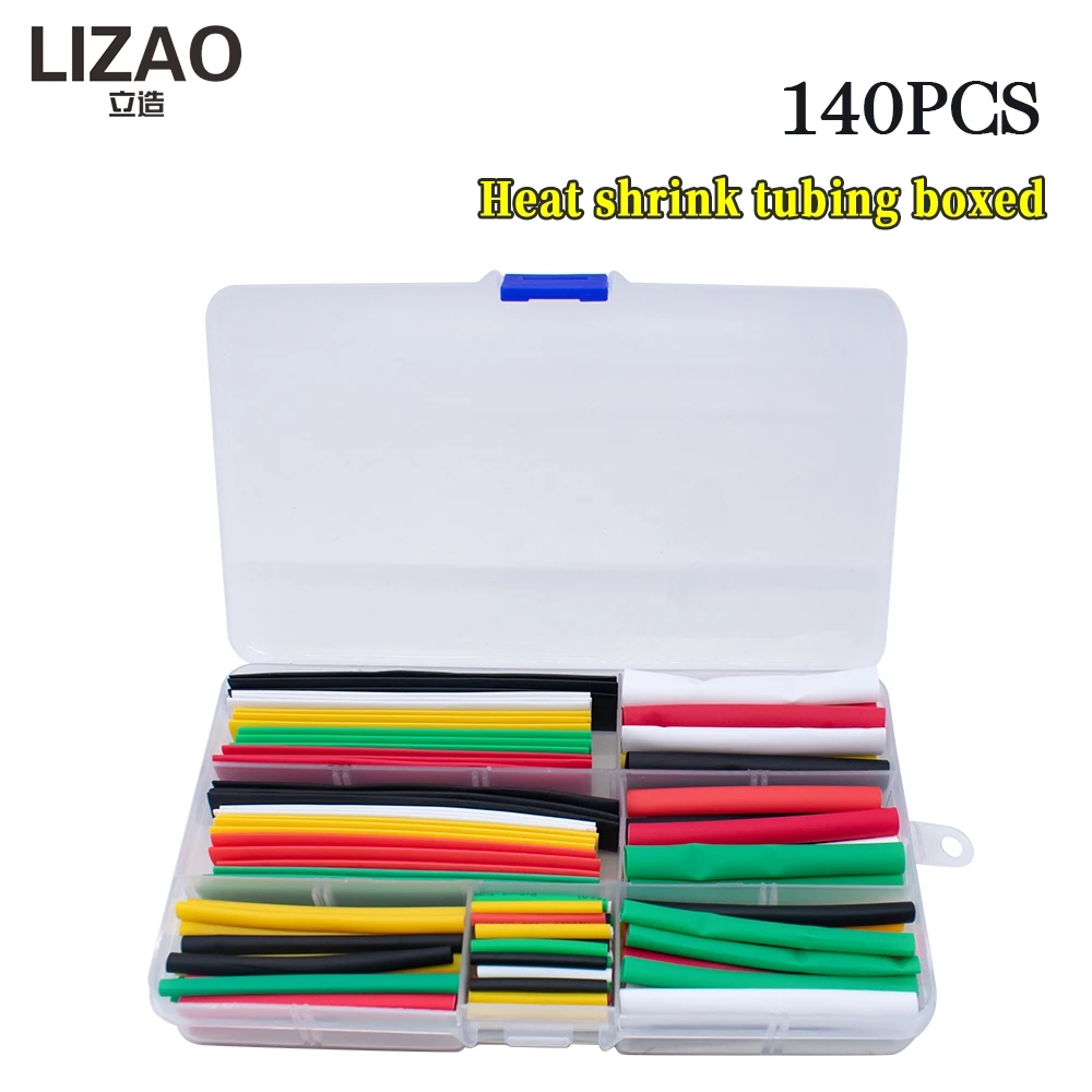 Heat shrinkable tube technicolor 2mm 3mm 4mm 5mm 6mm 8mm 10mm Tubing Sleeving Wrap Wire Cable Kit