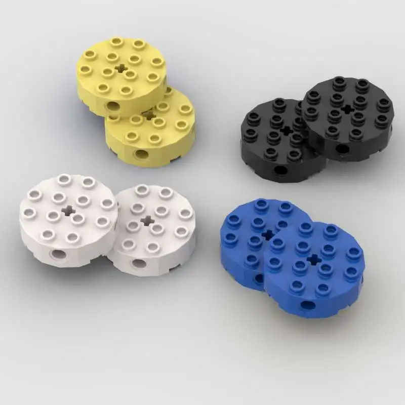 20 briques techniques 6222 4x4 rondes, blocs de construction DIY, compatibles avec les assemblages de particules