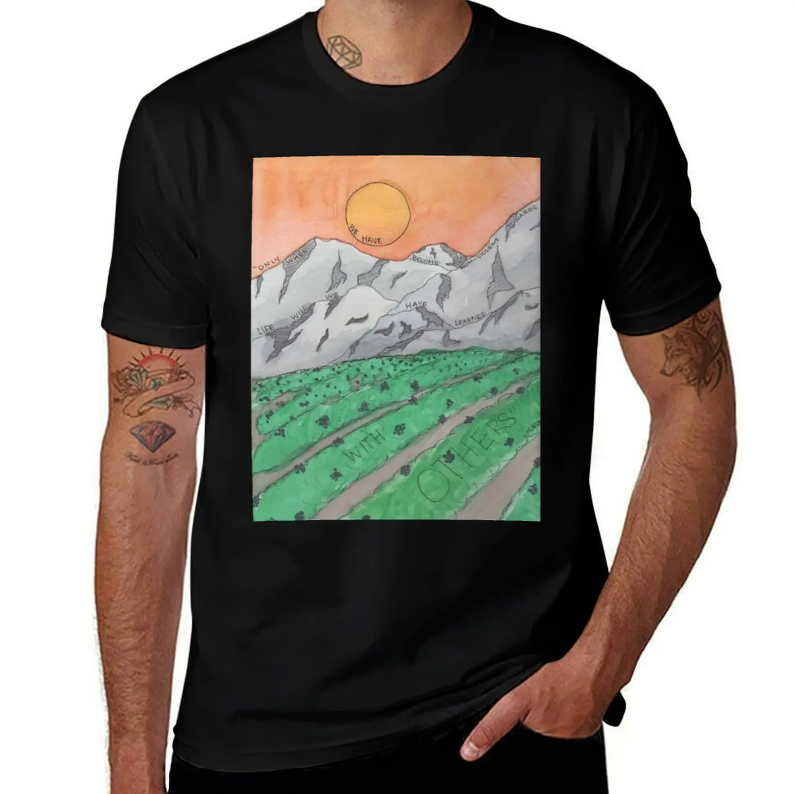 Cesar Chavez T-Shirt Street Art Print Tee Shirt T-Shirt