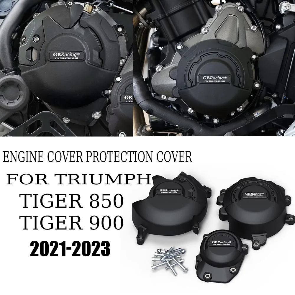 

Защитное устройство для мотоциклов Triumph Tiger850 Tiger900 2021-2023, защита двигателя, крышка двигателя, GB Racing
