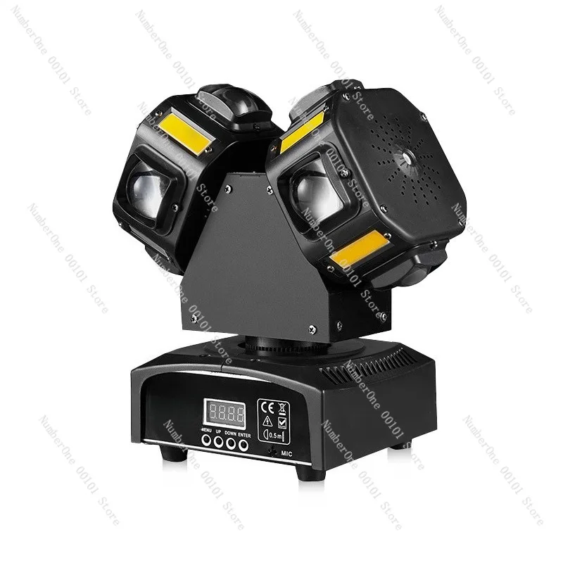 Double-headed Gecko Rotating Laser Stage Light,Indoor KTV Party Atmosphere Light,DJ Bar Dance Stage Lighting