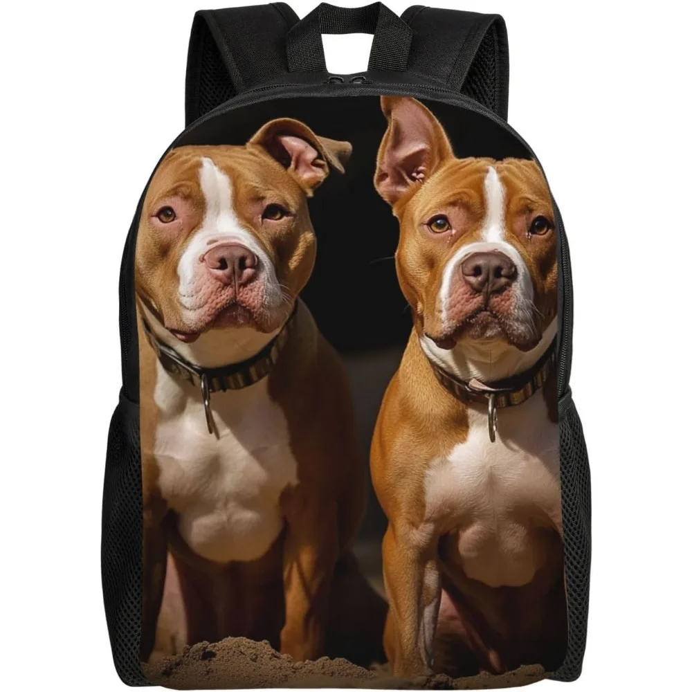 

Сумки для книг для женщин и мужчин, легкий рюкзак для ноутбука Pitbull Dogs, рюкзак для компьютера, сумка
