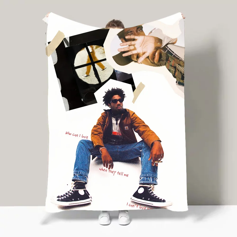 Rapper B-Brent F-Faiyaz Larger Than Life Blanket Design Lightweight  For Dorms, Naps, Living Room, Office,Sofa,All-Season