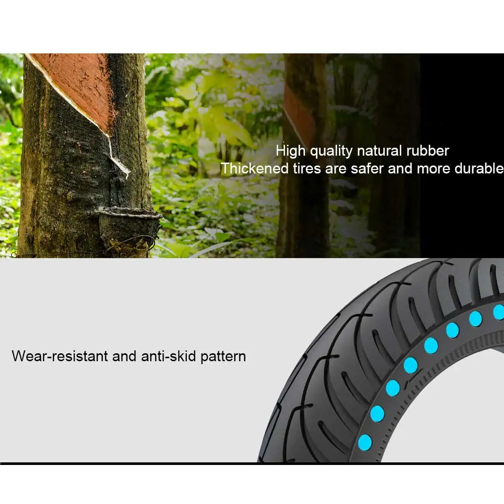 Scooter Tire Tread Wheel Tyre Explosion-proof Hollow Tires Replacement