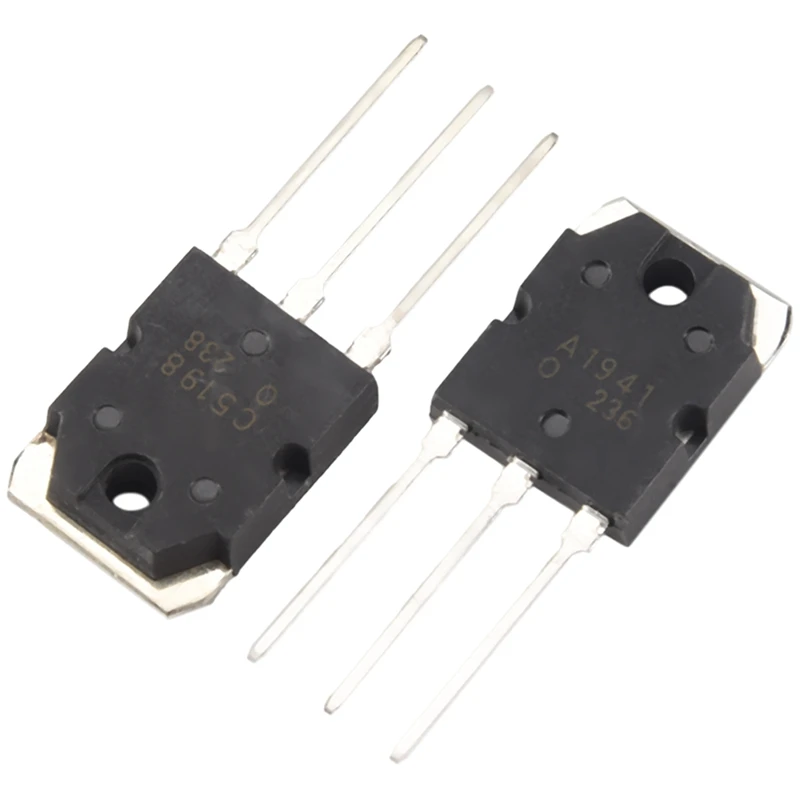 Well- Pair A1941 + C5198 10A 200V Power Amplifier Silicon Transistor