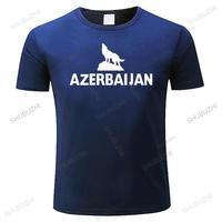 Mens luxury cotton T shirt short sleeve high quality tees tops Short Sleeve Azerbaijan Baku Man Cotton men's fashion tee-shirt