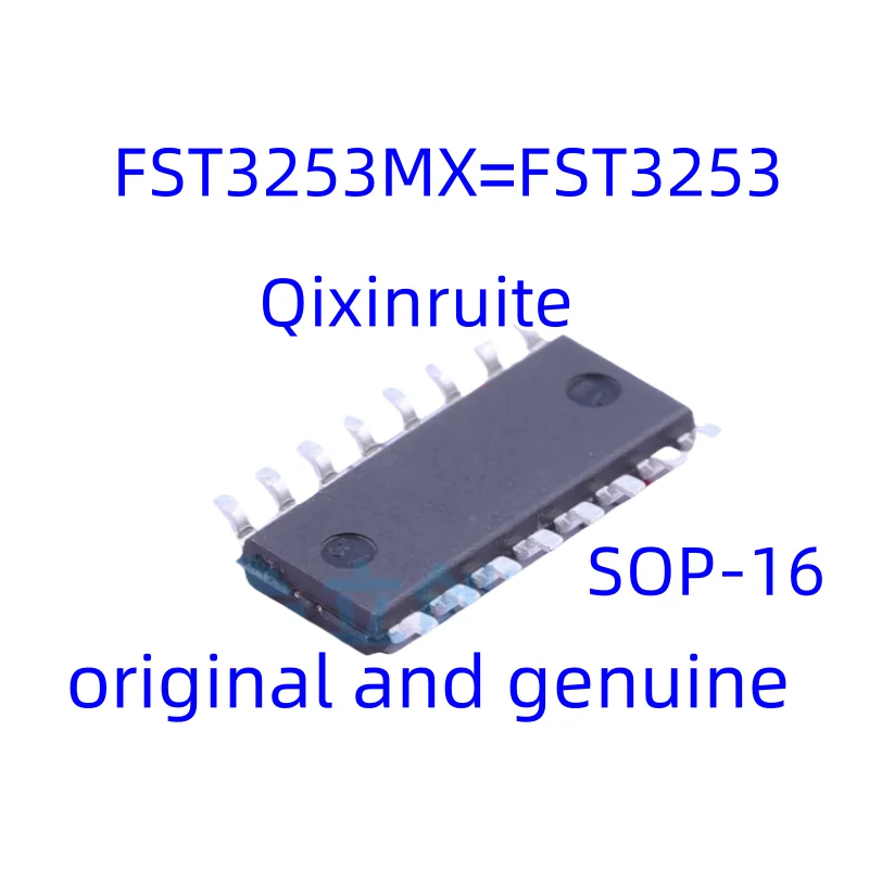 Qixinruite  Brand new original FST3253MX=FST3253 SOIC-16 signal switch/codec/multiplexer IC chip