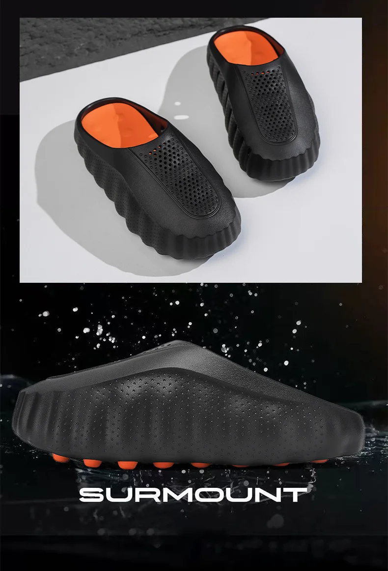 2026 Beliebte Baotou-Sandalen für Damen und Herren im Sommer, Dickbesohlte Massagepartikel, Sport-Lochschuhe, Outdoor-Strandsandalen – Detail 7