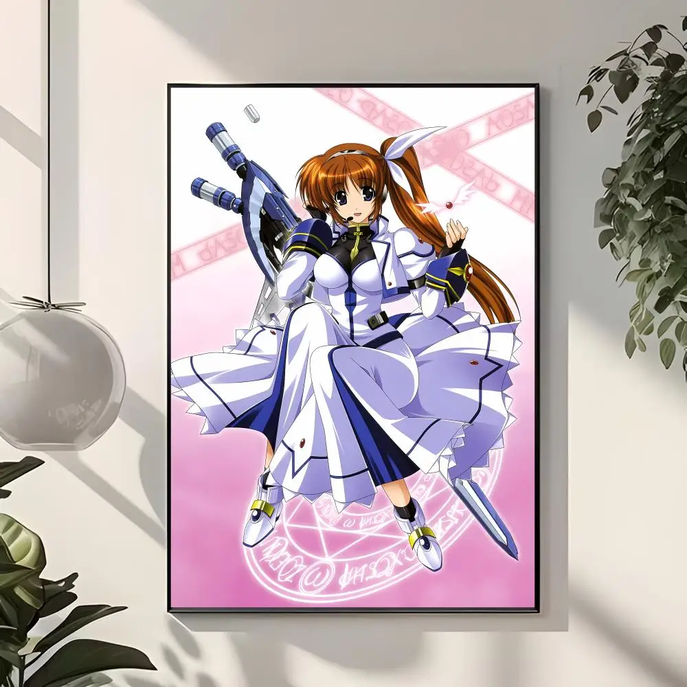 Magical Girl Anime M-Magical Girl Lyrical Nanoha Poster  Classic Home Interior Design & Modern Wall Decor Art Collection