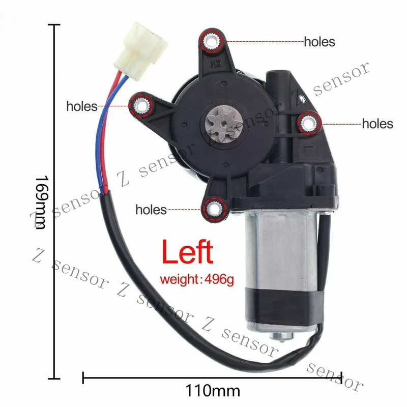 AAA+ 12V/24V 4 hole 7 teeth For Toyota Honda Nissan Electric Car Window Lifter Motor