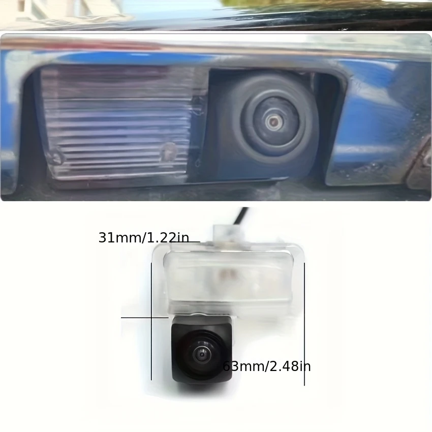for Toyota Rearview Backup Camera Compatible with Prius C/Aqua, Yaris, Auris Hatchback, Fortuner