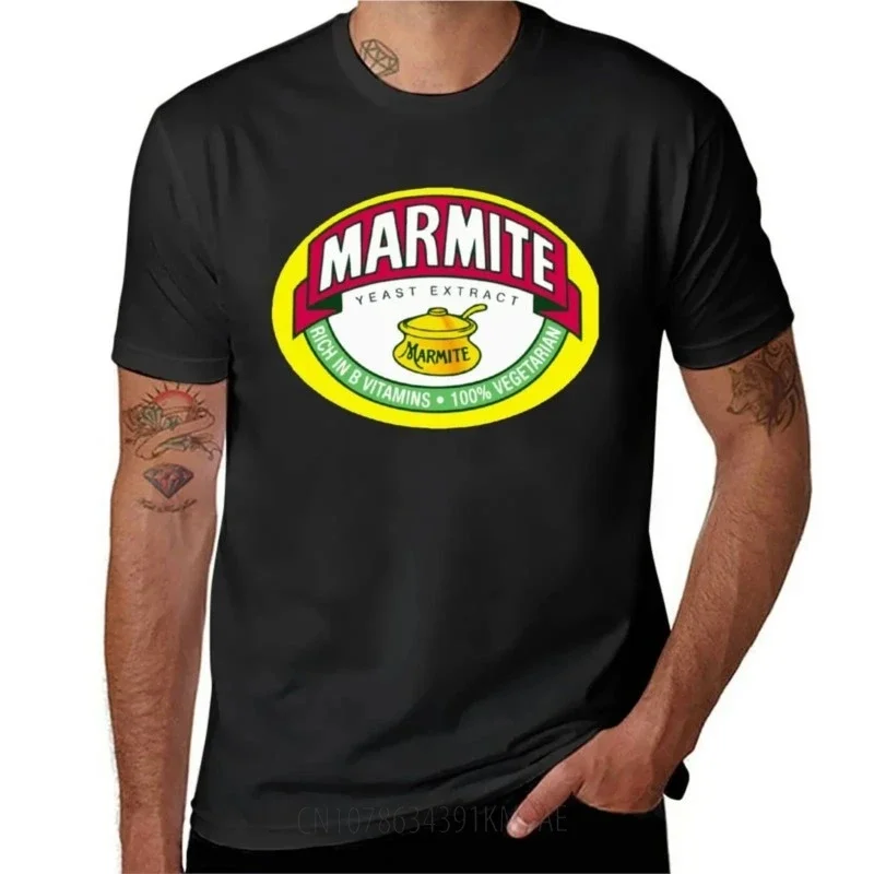 Marmite Logo Yeast For Fans T-Shirt plain Blouse Men's clothing