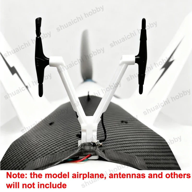 1PCS Antenna Mounting Bracket Single Dual-Antenna Fixing Seat Angle Adjustable Holder for Fixed-Wing FPV Drone ELRS Receiver