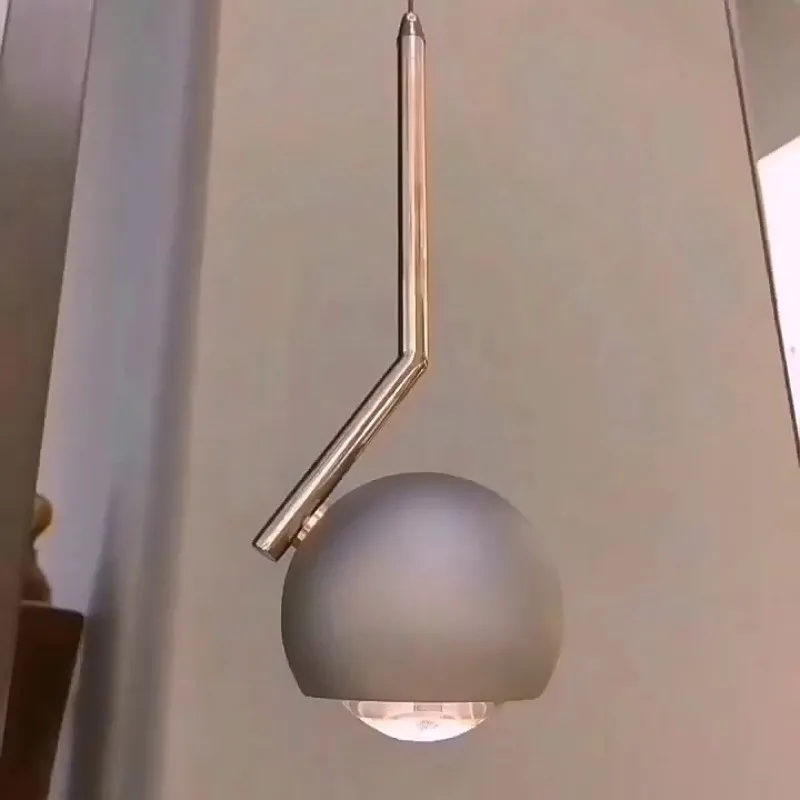 German Minimalist Modern Designer Restaurant Bedroom Bar Study Bedside Villa Large Flat Entrance Small Chandelier image 5