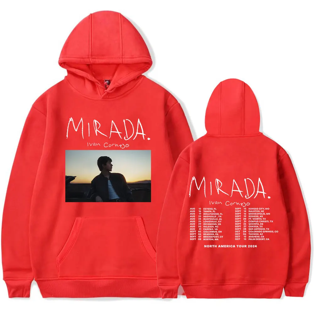 Ivan Cornejo Mirada Tour 2024 Hoodie Women Men Long Sleeve Sweatshirt Fashion Pullover Clothes