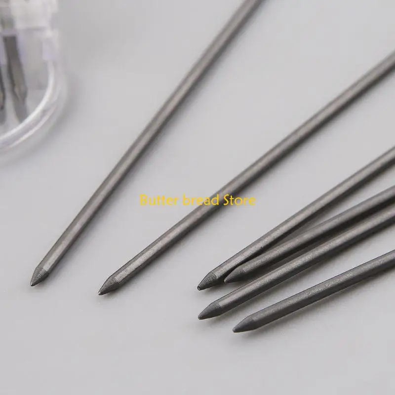 W89C 12pcs 2.0 mm bút chì cơ màu đen 2B Dẫn đầu dự thảo Vẽ Viết Craft
